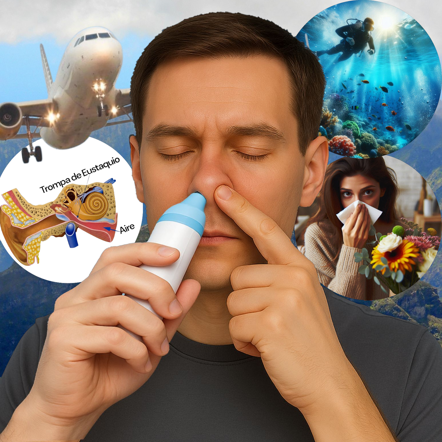 Smart Eustaquio – Dile adiós a los oídos taponados, sin medicamentos